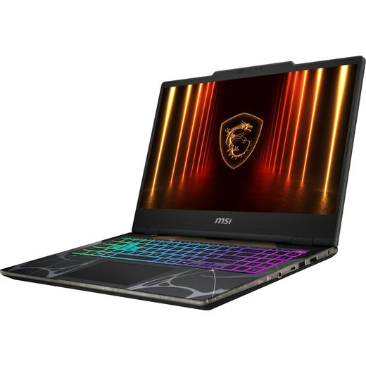 MSI Cyborg 15 B2RWFKG-020UK 15.6" Gaming Laptop - NVIDIA® GeForce® RTX™ 5060, 512GB SSD - Black - Left perspective